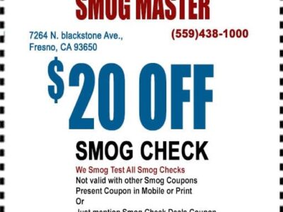 Smog Check Coupon Fresno